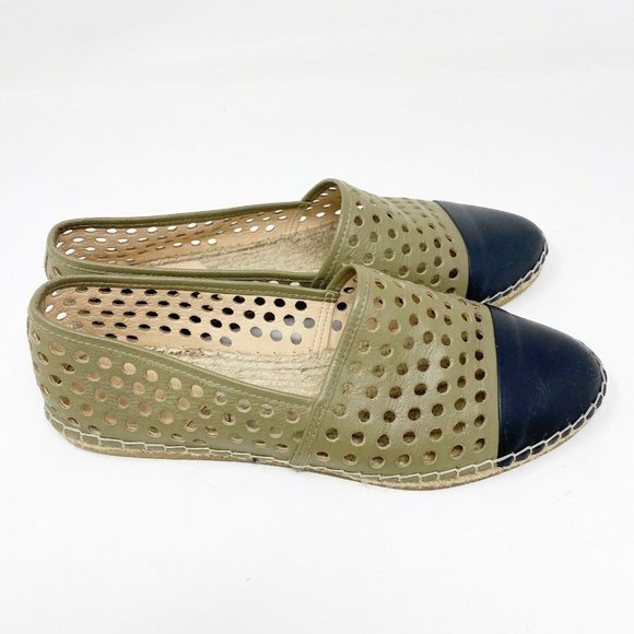 Loeffler Randall Mara Perforated Espadrilles Flats - Picture 4 of 10